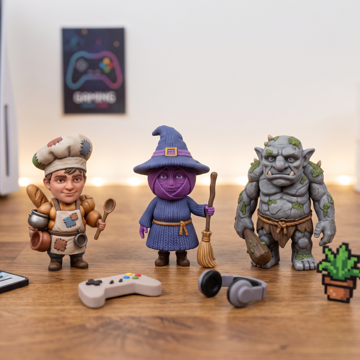 Custom 3D Cartoon Figurine - Fantasy Style