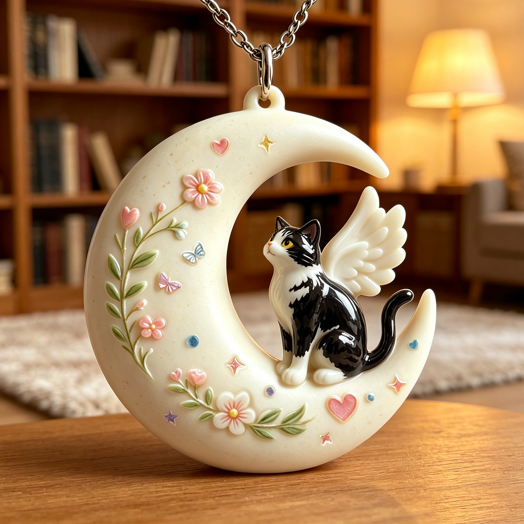 Personalized necklaces, customizable pet pendants, dog and cat portrait necklaces, commemorative gifts, and the perfect present for pet lovers.