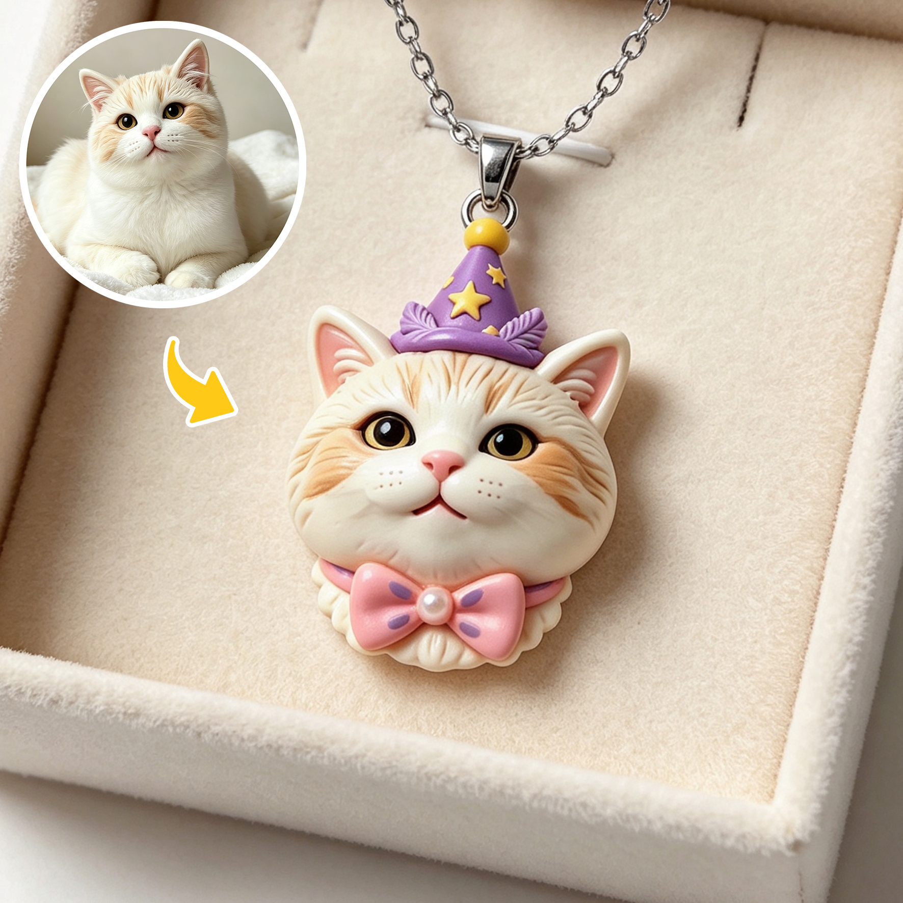 Personalized necklaces, customizable pet pendants, dog and cat portrait necklaces, commemorative gifts, and the perfect present for pet lovers.