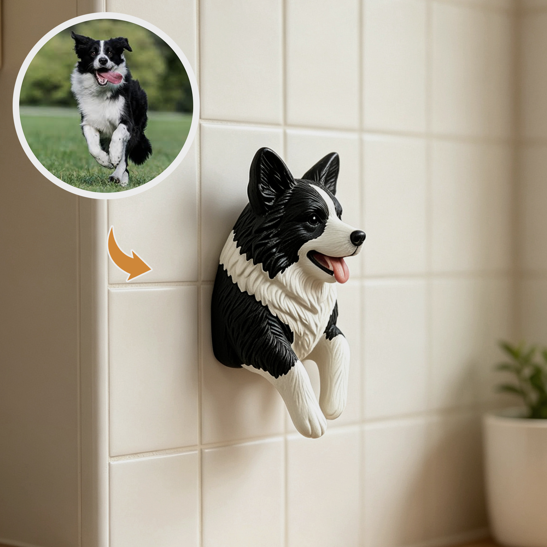 Custom 3D Relief Cartoon Fridge Magnet | Customizable with Pet Photos | Dogs  Cats Head Magnetic Refrigerator Magnets