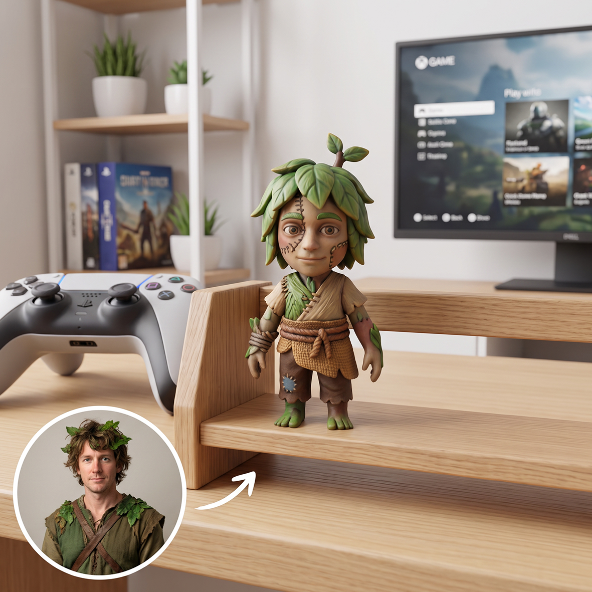 Custom 3D Cartoon Figurine - Fantasy Style