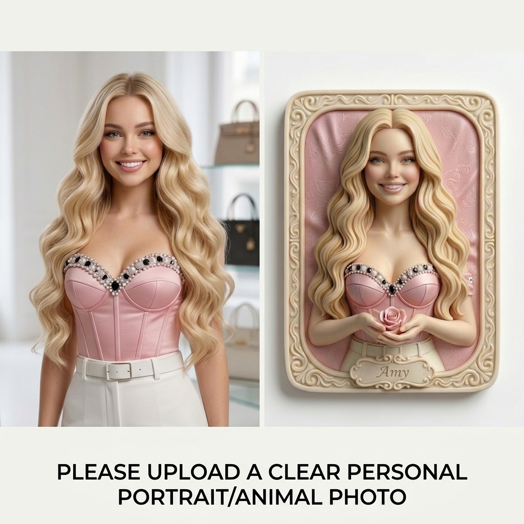 Customized 3D Cartoon Fridge Magnets | Customizable with family photos, pet photos, couple photos | Unique hand-painted 3D embossed commemorative gifts, suitable for holidays, birthdays, anniversaries, and other occasions.