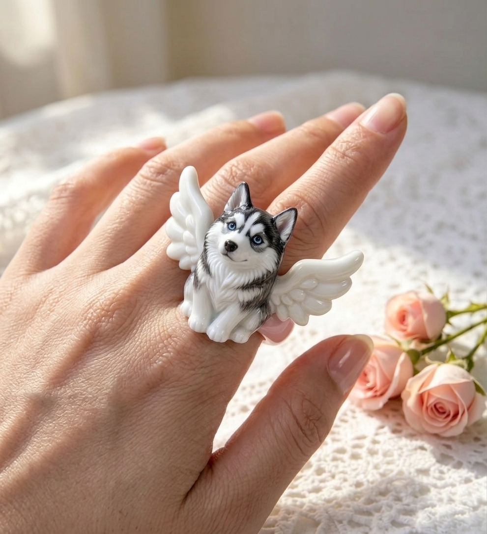 Personalized 3D figurine rings, custom commemorative jewelry, and meaningful gifts for couples.