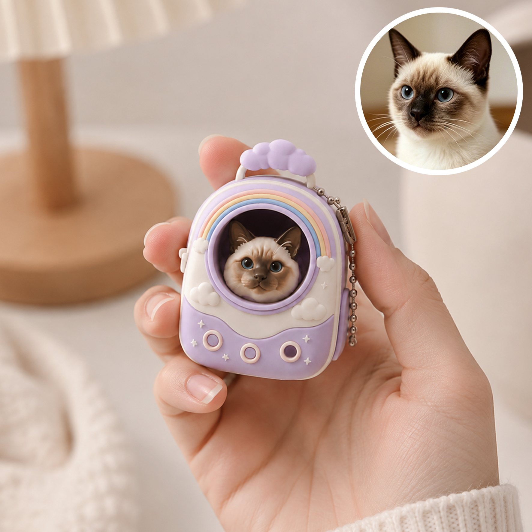 Custom 3D printed Clicky pet fidget toy, Personalized dog cats portrait with bag keychain, Cute animals pop-up fidget ornaments, keyboard clicker keychain, Commemorative gifts, and the perfect present for pet lovers.