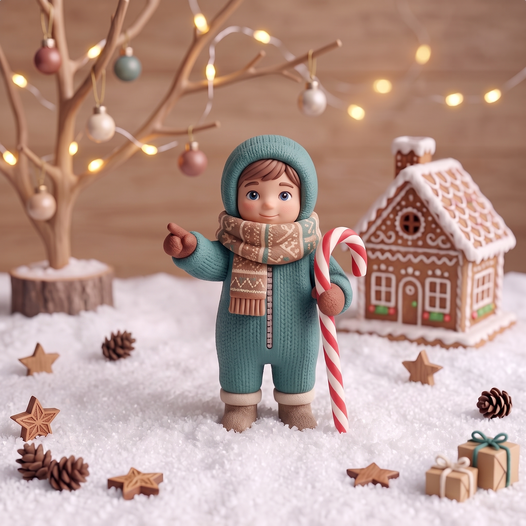 Custom 3D Christmas Character Figures Figurine