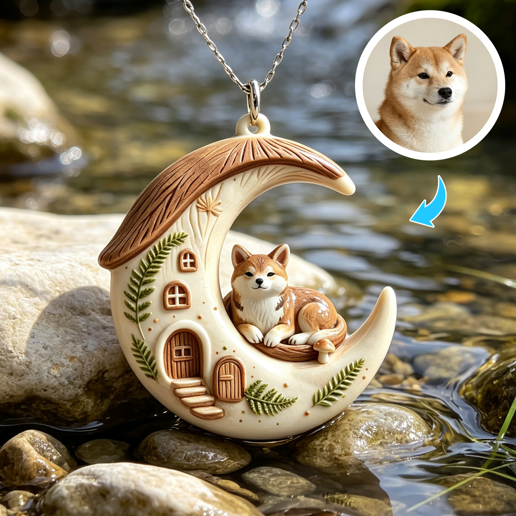 Personalized necklaces, customizable pet pendants, dog and cat portrait necklaces, commemorative gifts, and the perfect present for pet lovers.