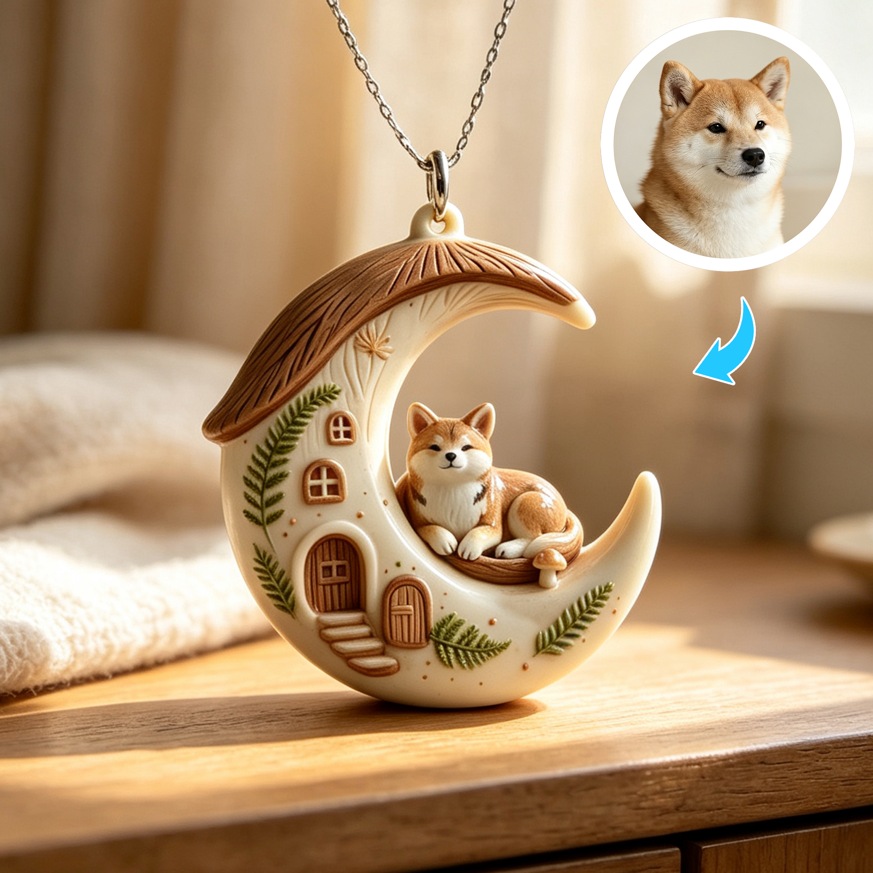 Personalized necklaces, customizable pet pendants, dog and cat portrait necklaces, commemorative gifts, and the perfect present for pet lovers.