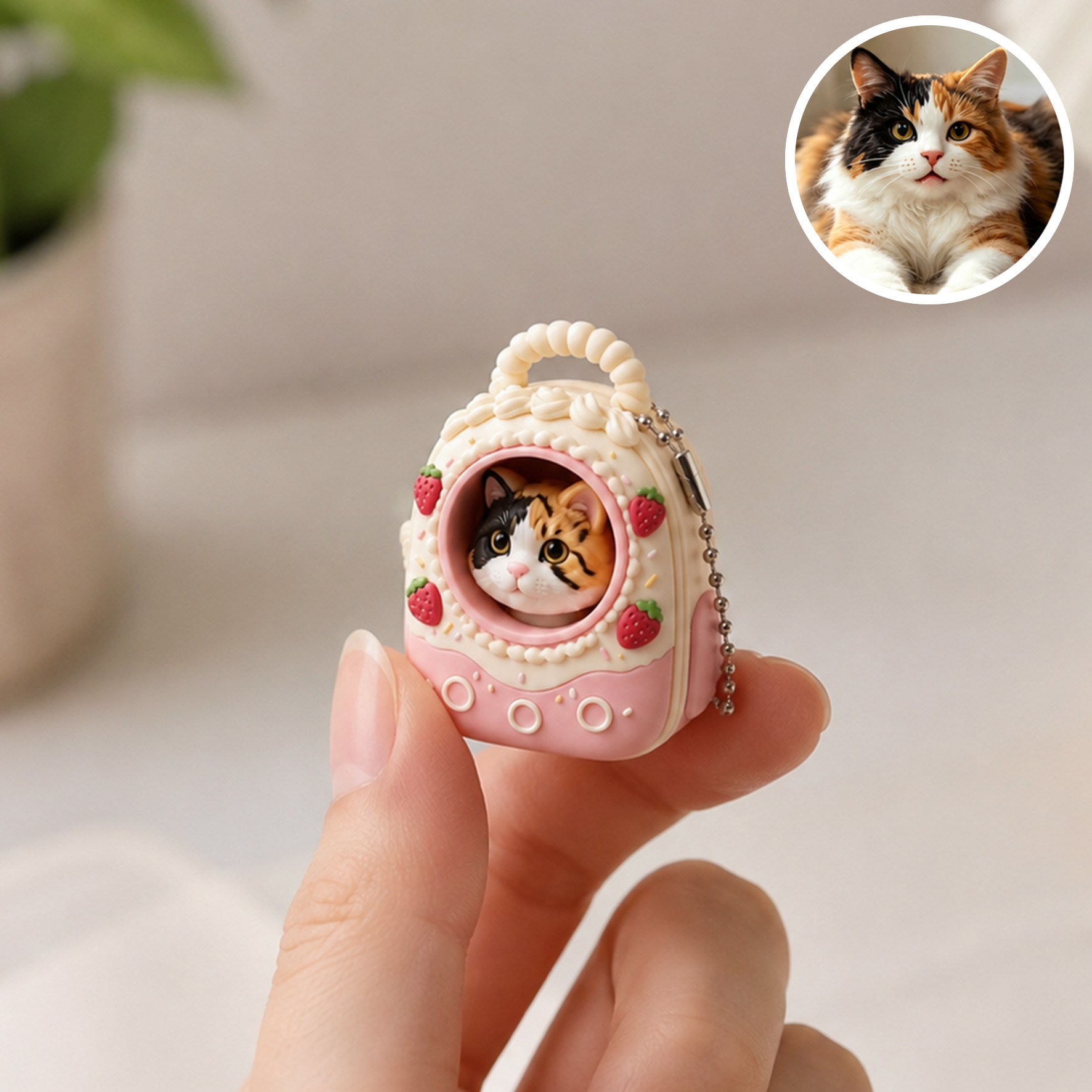 Custom 3D printed Clicky pet fidget toy, Personalized dog cats portrait with bag keychain, Cute animals pop-up fidget ornaments, keyboard clicker keychain, Commemorative gifts, and the perfect present for pet lovers.
