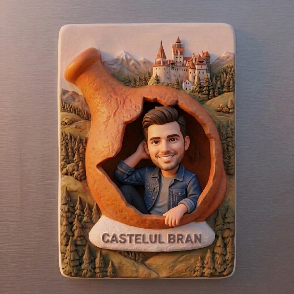 Customized 3D Cartoon Fridge Magnets | Customizable with family photos, pet photos, couple photos | Unique hand-painted 3D embossed commemorative gifts, suitable for holidays, birthdays, anniversaries, and other occasions.