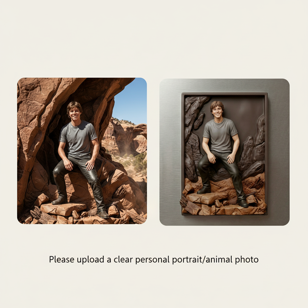 Customized 3D Cartoon Fridge Magnets | Customizable with family photos, pet photos, couple photos | Unique hand-painted 3D embossed commemorative gifts, suitable for holidays, birthdays, anniversaries, and other occasions.