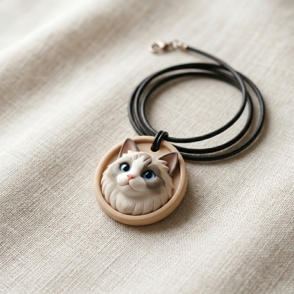 Personalized pet necklaces, customizable pet pendants, dog and cat portrait necklaces, commemorative gifts, and the perfect present for pet lovers.