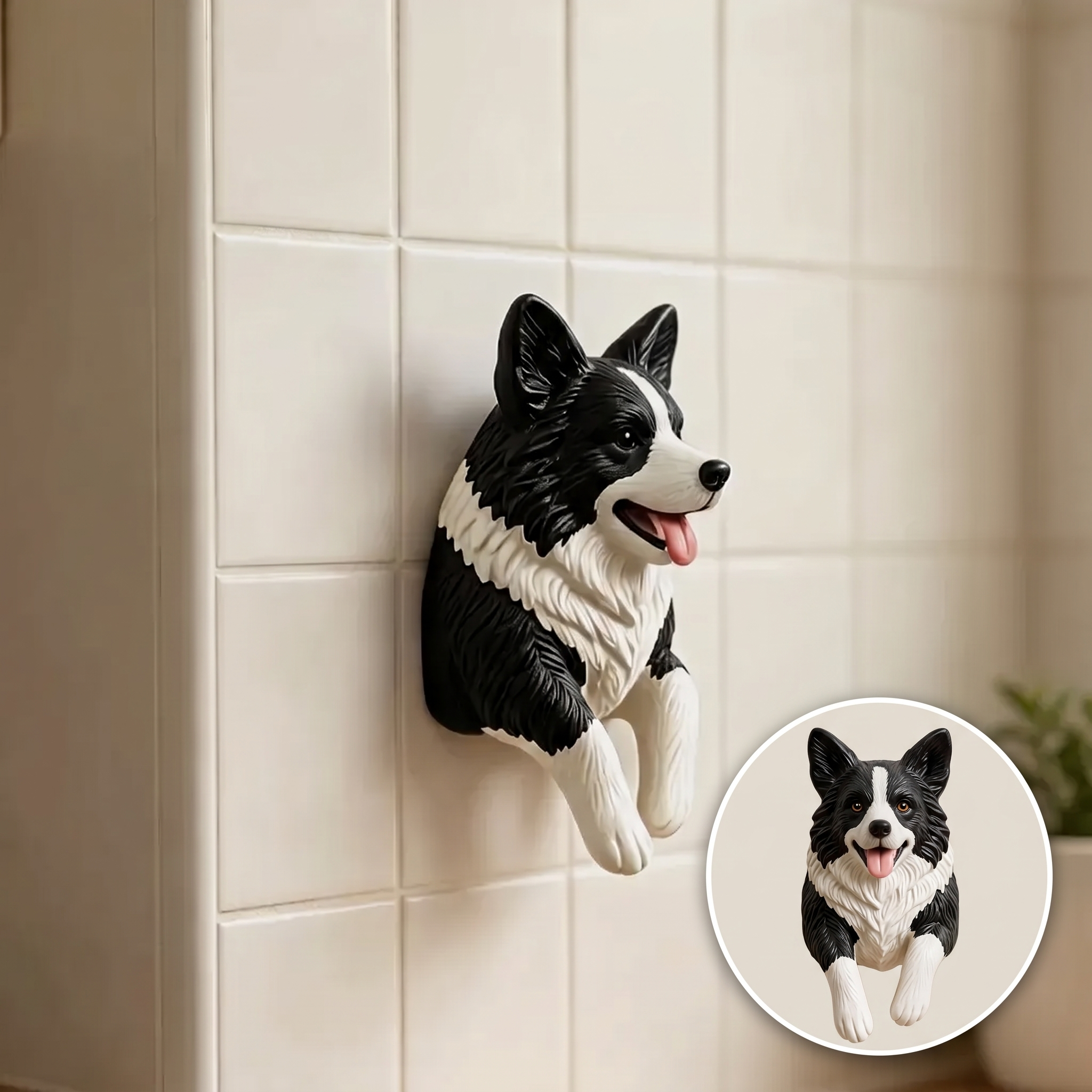 Custom 3D Relief Pet Fridge Magnet | Personalized Cat & Dog Photo Refrigerator Decor