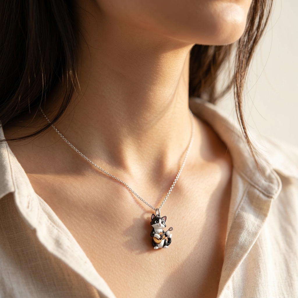 Personalized pet necklaces, customizable pet pendants, dog and cat portrait necklaces, commemorative gifts, and the perfect present for pet lovers.