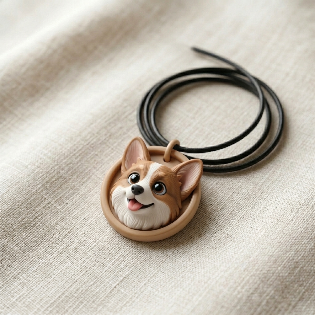Personalized pet necklaces, customizable pet pendants, dog and cat portrait necklaces, commemorative gifts, and the perfect present for pet lovers.