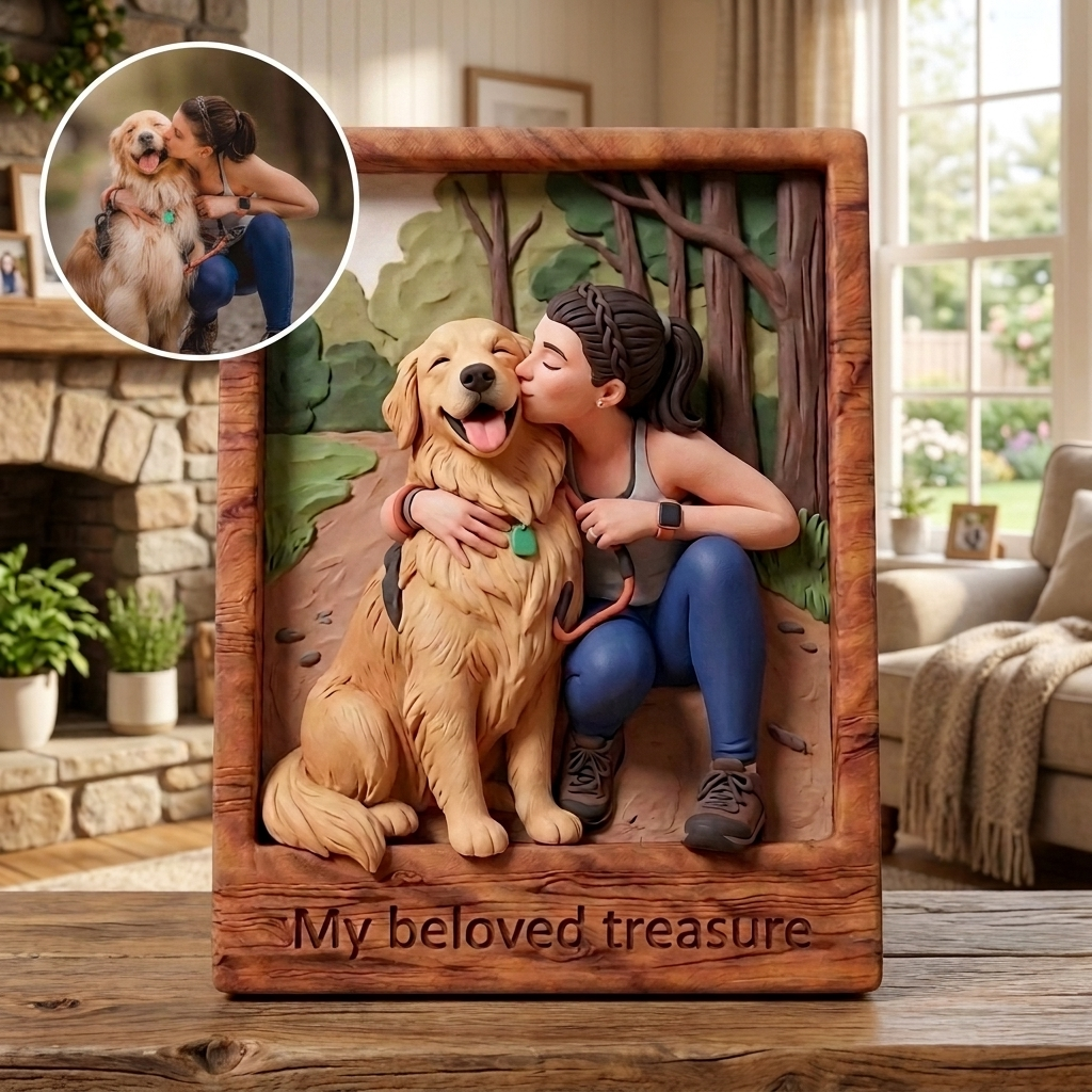 Customized personalized 3D relief artwork (not 2D flat products)
