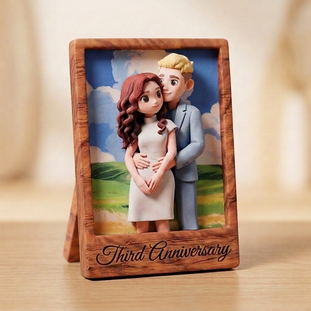 Customized personalized 3D relief artwork (not 2D flat products)