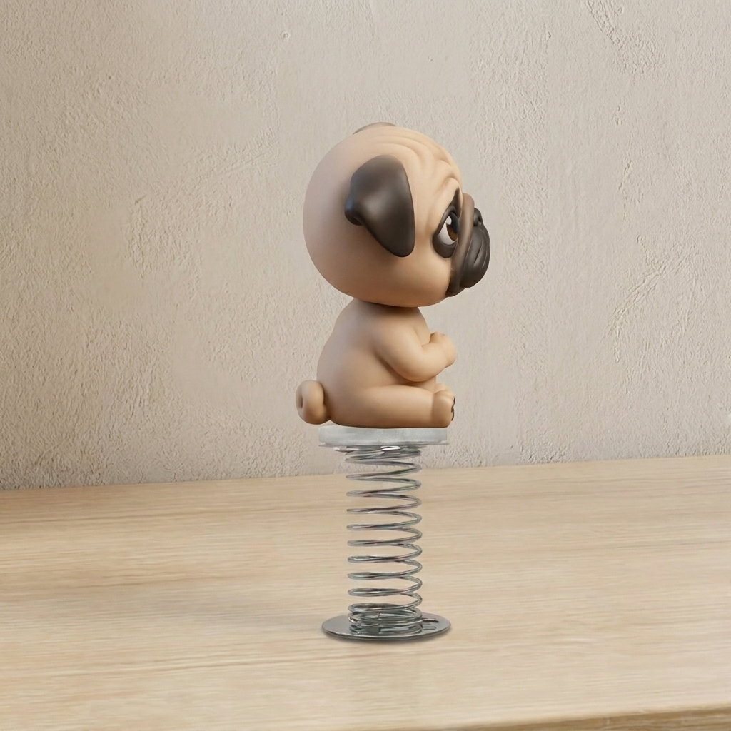 Custom 3D Character or Pet Bobblehead | Resin Material; Suitable for Cars and Offices (Dashboard/Desktop)