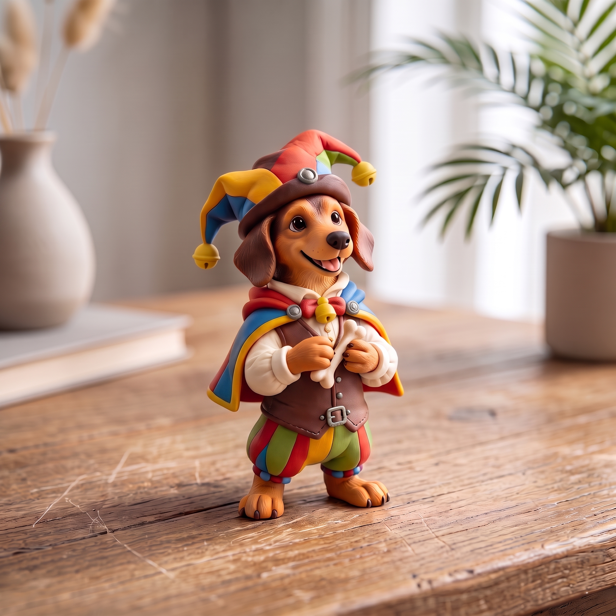 Customizable Pet Anthropomorphic Desk Figurine –  Fantasy Style