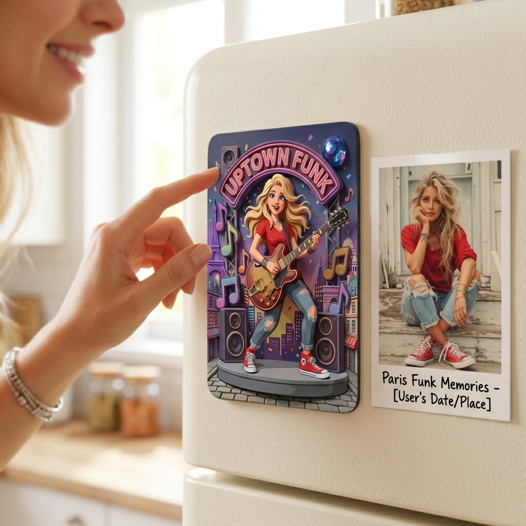 Customized 3D Cartoon Fridge Magnets | Customizable with family photos, pet photos, couple photos | Unique hand-painted 3D embossed commemorative gifts, suitable for holidays, birthdays, anniversaries, and other occasions.