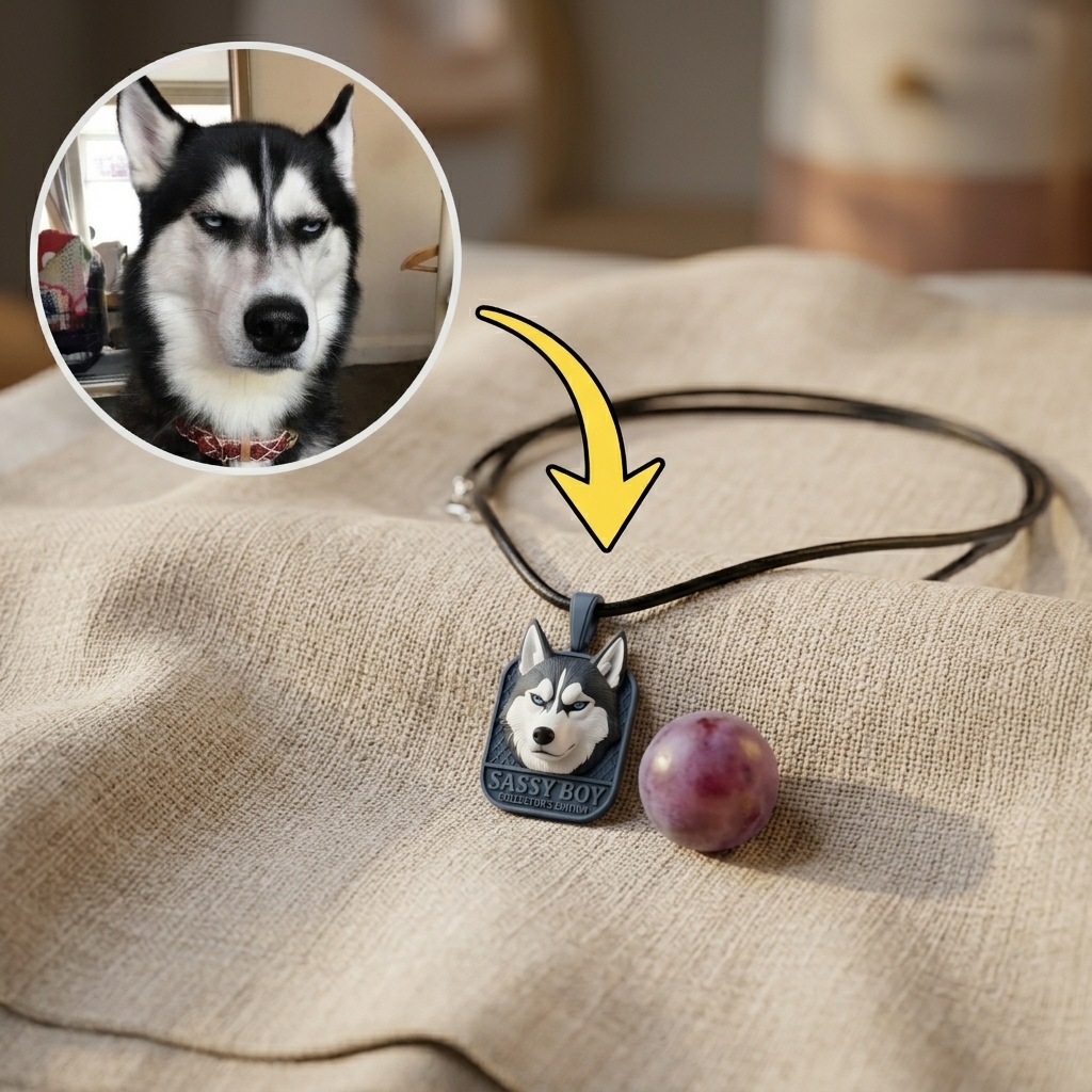 Personalized pet necklaces, customizable pet pendants, dog and cat portrait necklaces, commemorative gifts, and the perfect present for pet lovers.