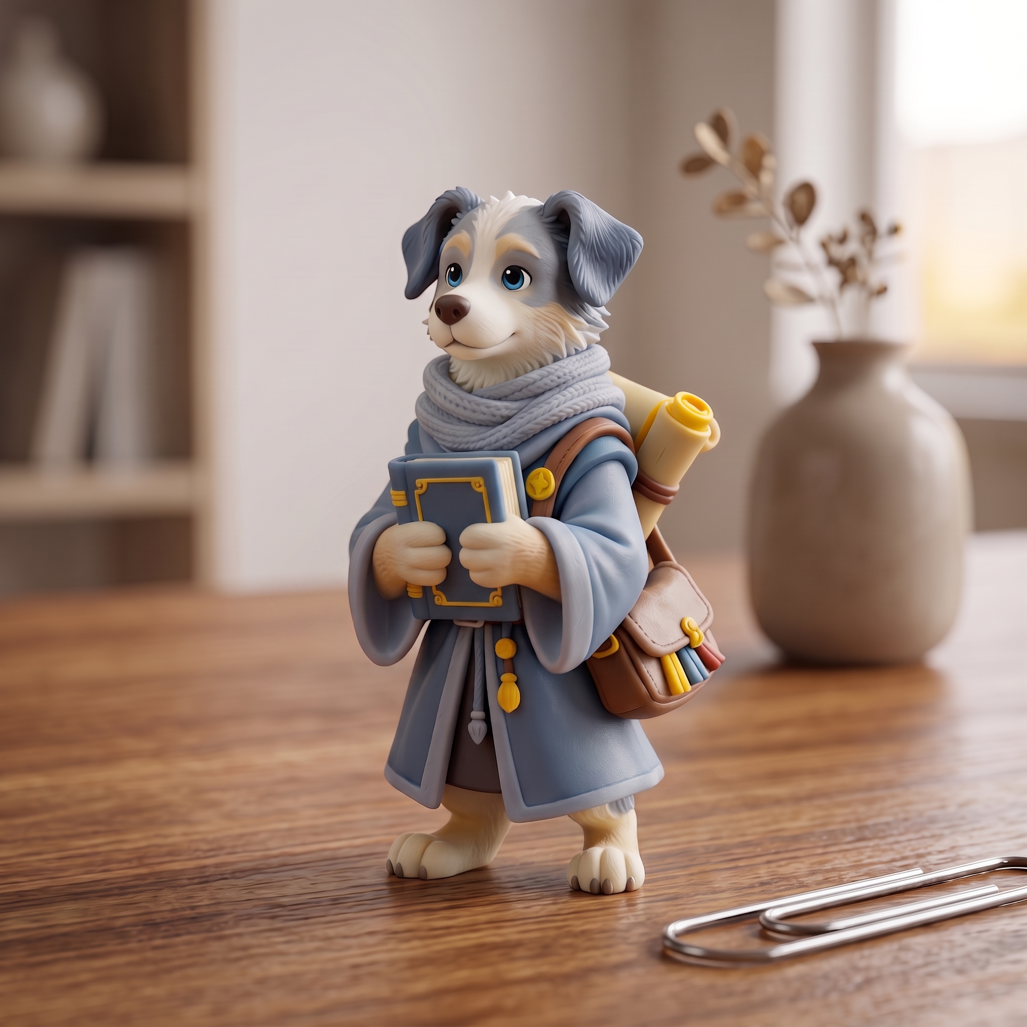 Customizable Pet Anthropomorphic Desk Figurine –  Fantasy Style