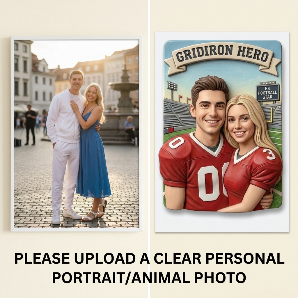 Customized 3D Cartoon Fridge Magnets | Customizable with family photos, pet photos, couple photos | Unique hand-painted 3D embossed commemorative gifts, suitable for holidays, birthdays, anniversaries, and other occasions.