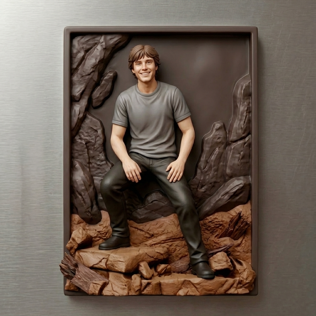 Customized 3D Cartoon Fridge Magnets | Customizable with family photos, pet photos, couple photos | Unique hand-painted 3D embossed commemorative gifts, suitable for holidays, birthdays, anniversaries, and other occasions.