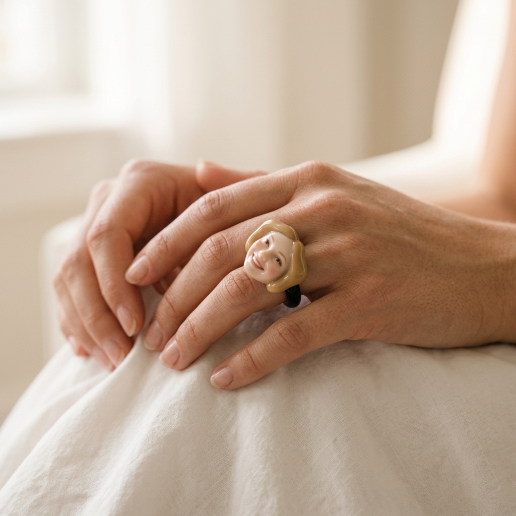 Personalized 3D figurine rings, custom commemorative jewelry, and meaningful gifts for couples.