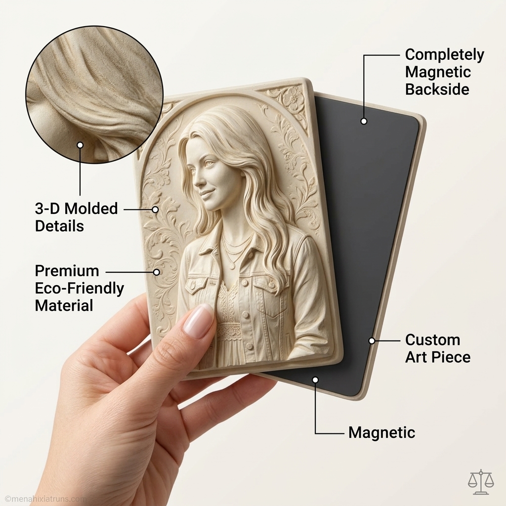 Customized 3D Cartoon Fridge Magnets | Customizable with family photos, pet photos, couple photos | Unique hand-painted 3D embossed commemorative gifts, suitable for holidays, birthdays, anniversaries, and other occasions.