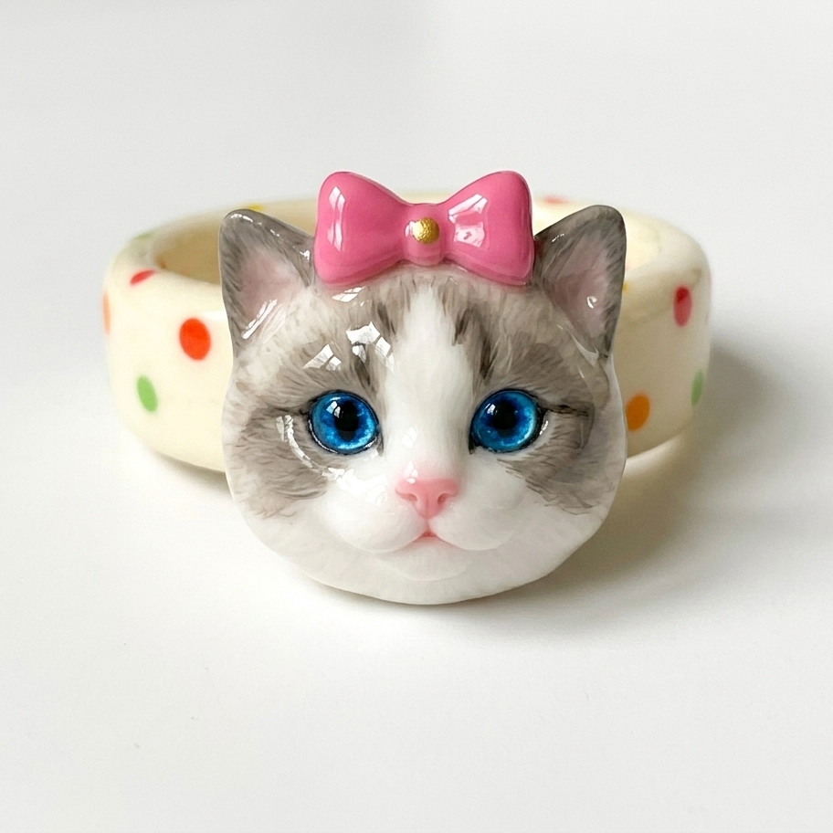 Personalized 3D figurine rings, custom commemorative jewelry, and meaningful gifts for couples.