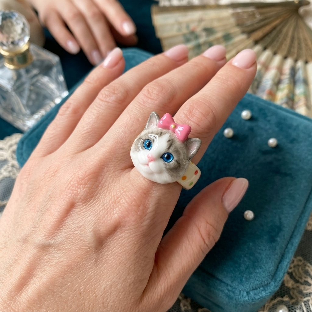 Personalized 3D figurine rings, custom commemorative jewelry, and meaningful gifts for couples.