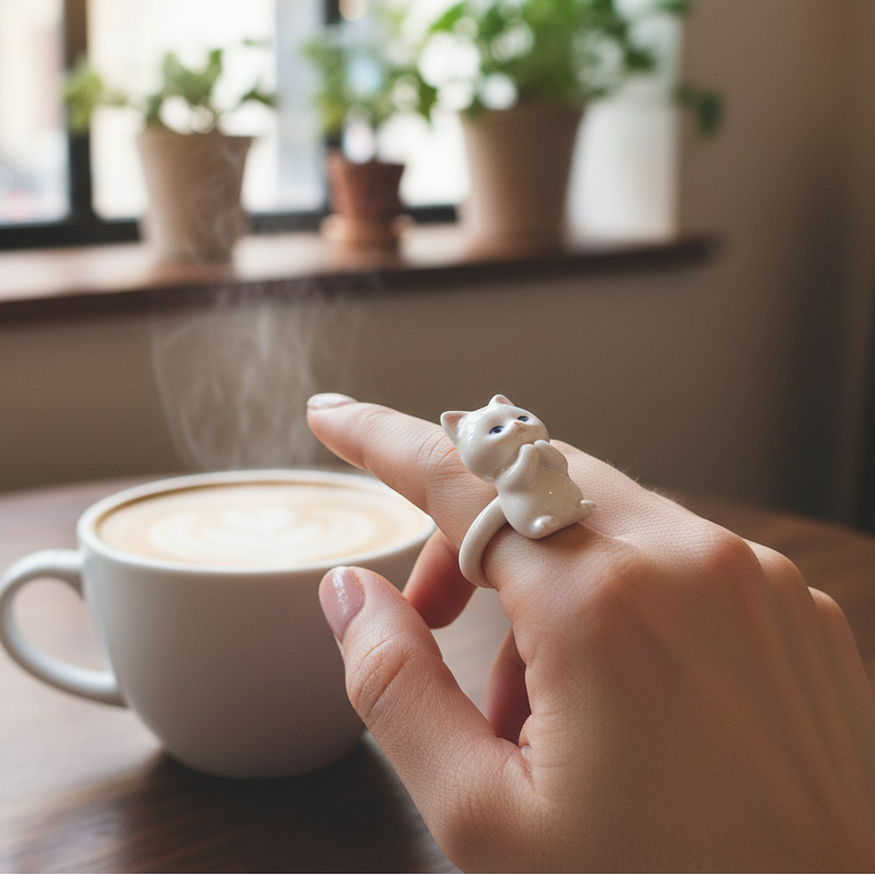 Personalized 3D figurine rings, custom commemorative jewelry, and meaningful gifts for couples.