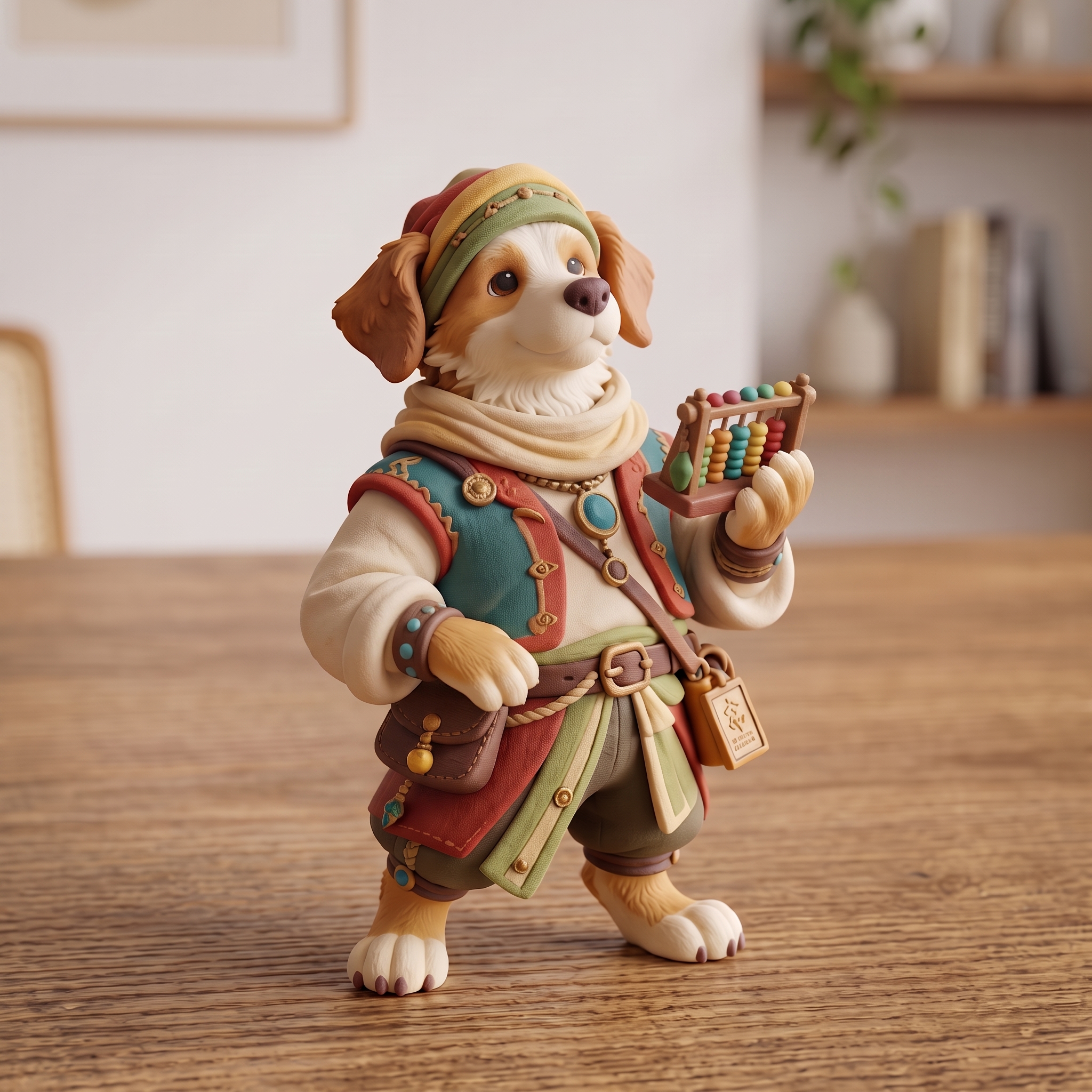 Customizable Pet Anthropomorphic Desk Figurine –  Fantasy Style