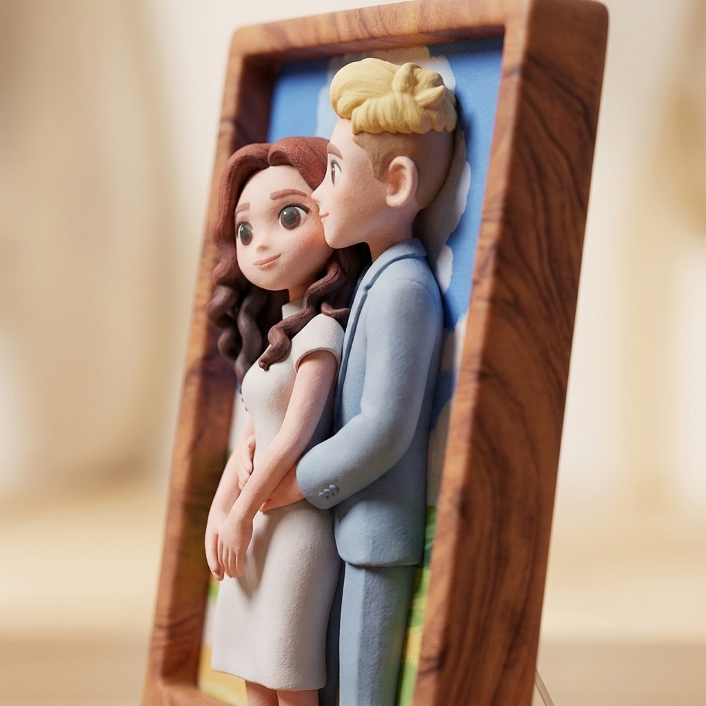 Customized personalized 3D relief artwork (not 2D flat products)