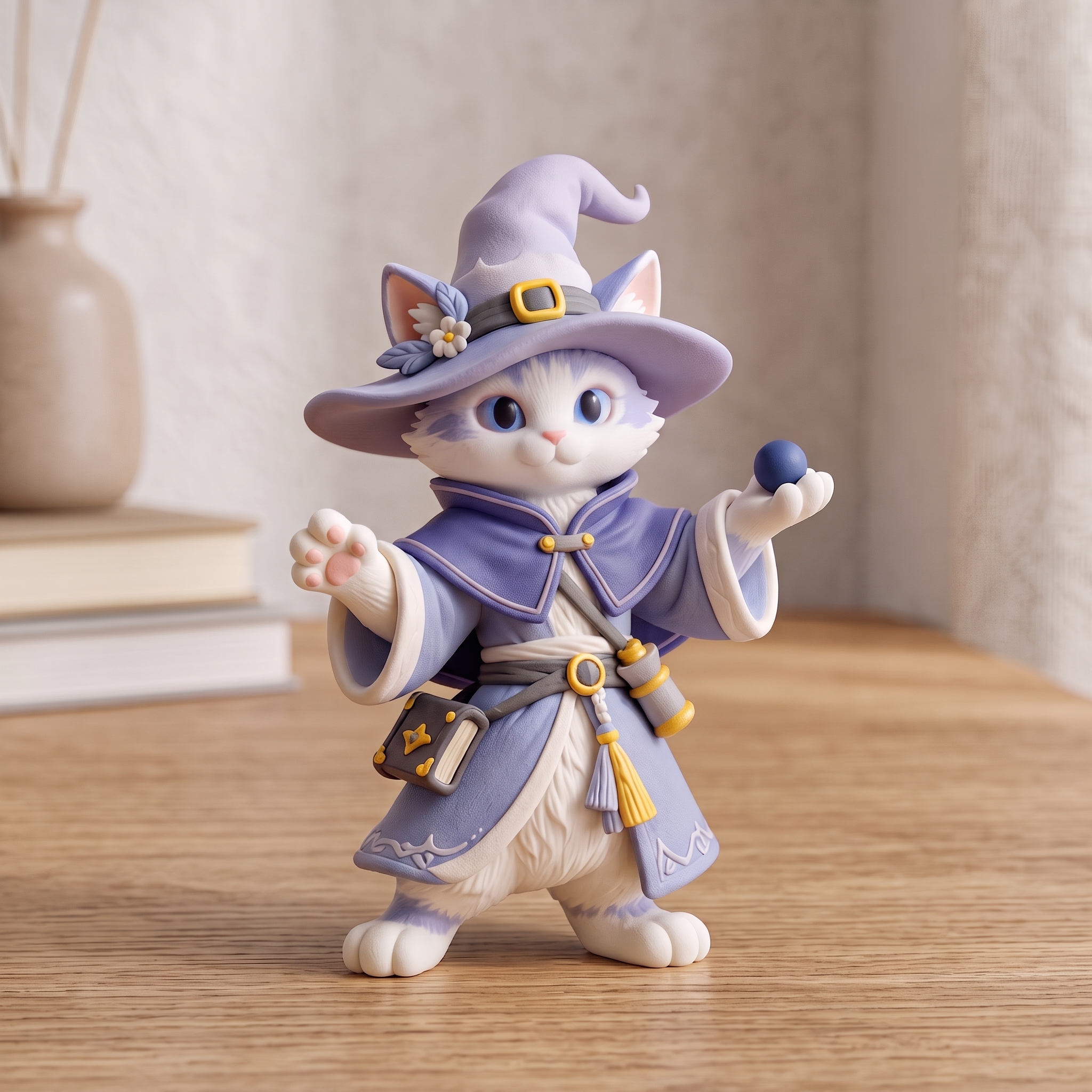 Customizable Pet Anthropomorphic Desk Figurine –  Fantasy Style