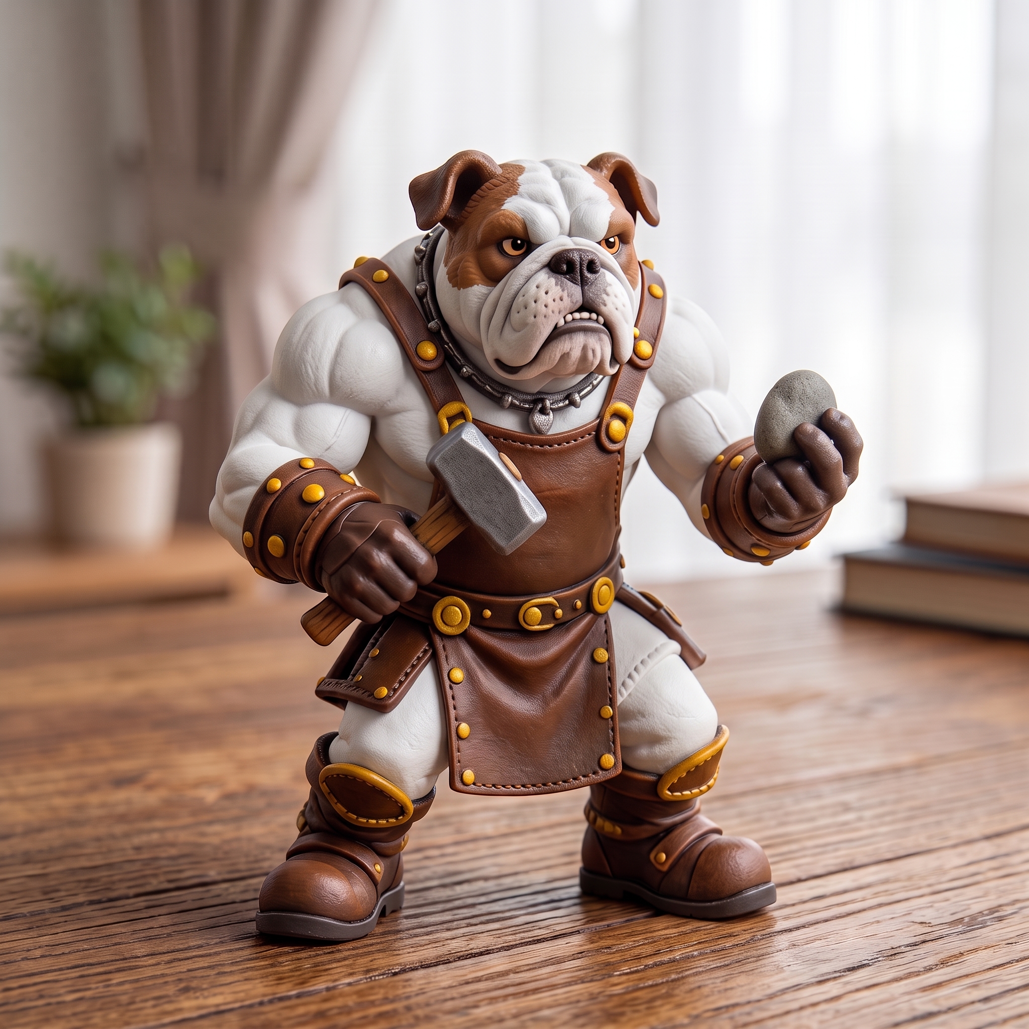 Customizable Pet Anthropomorphic Desk Figurine –  Fantasy Style