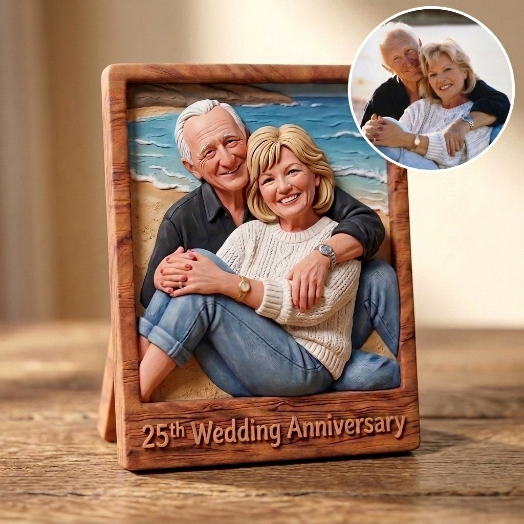 Customized personalized 3D relief artwork (not 2D flat products)
