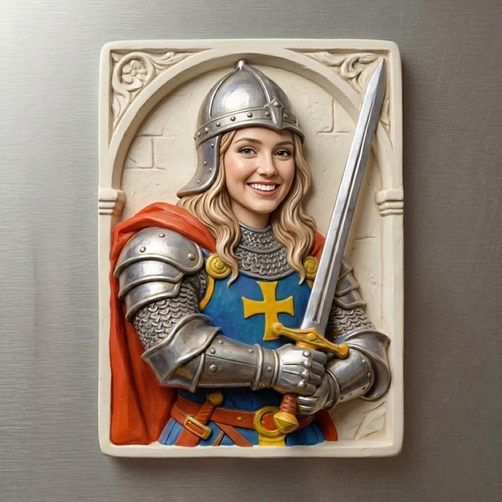 Customized 3D Cartoon Fridge Magnets | Customizable with family photos, pet photos, couple photos | Unique hand-painted 3D embossed commemorative gifts, suitable for holidays, birthdays, anniversaries, and other occasions.