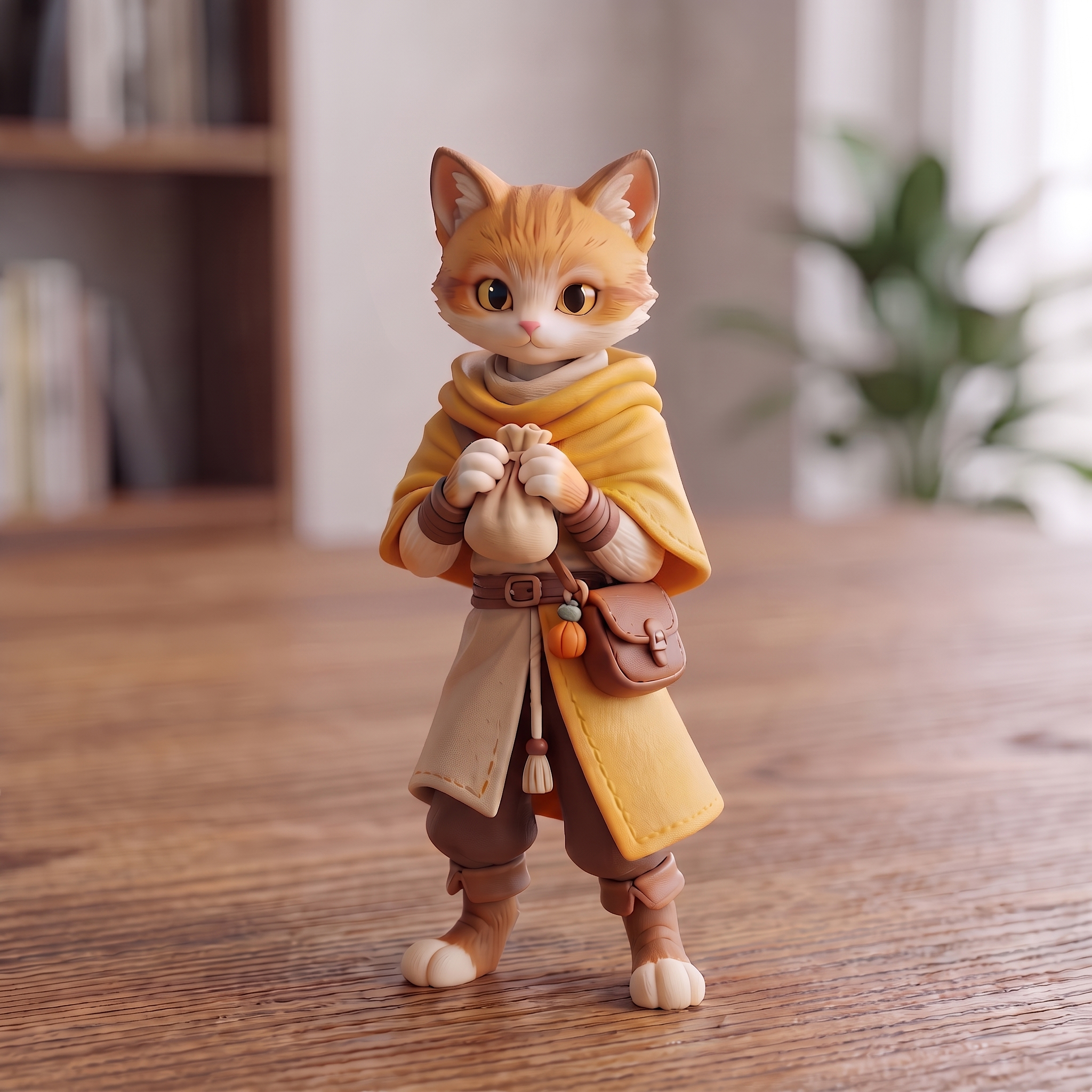 Customizable Pet Anthropomorphic Desk Figurine –  Fantasy Style
