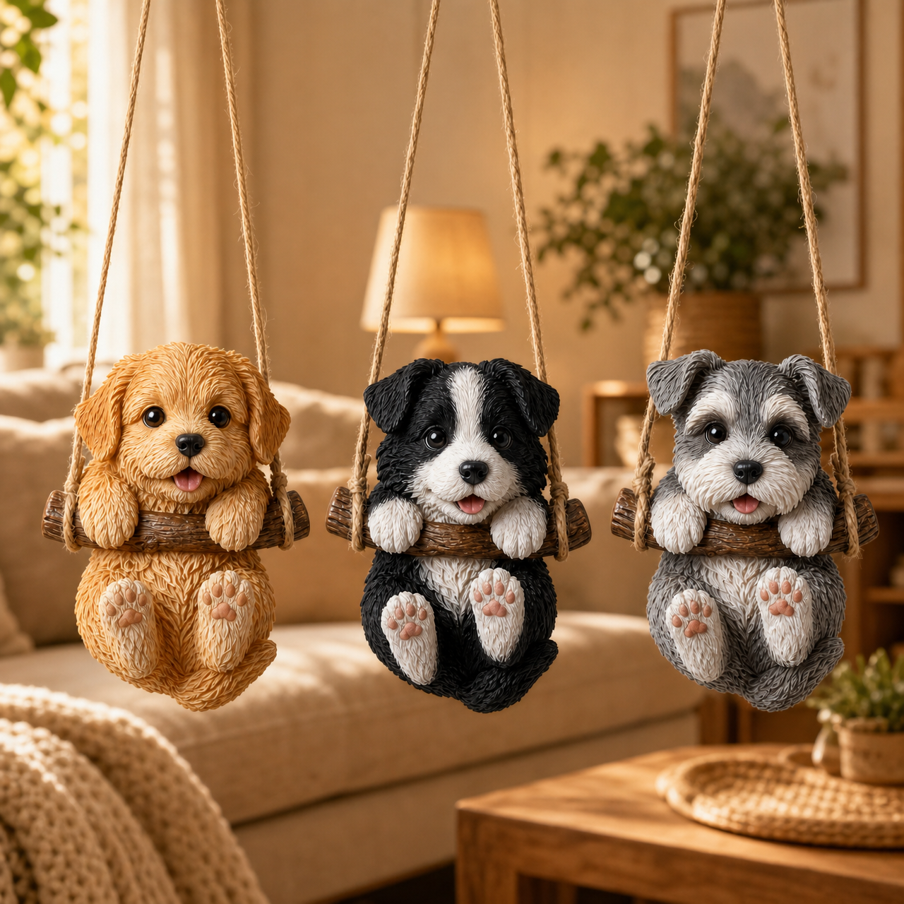 Cute 3D Custom Mini Ornaments of Characters or Pets | Made of resin, compatible with cars and offices, multi-purpose for dashboard/desktop/hanging, cartoon theme, perfect for Valentine's Day gifts.