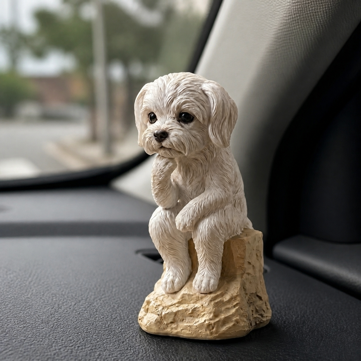 Cute 3D Custom Mini Ornaments of Characters or Pets | Made of resin, compatible with cars and offices, multi-purpose for dashboard/desktop/hanging, cartoon theme, perfect for Independence Day gifts.
