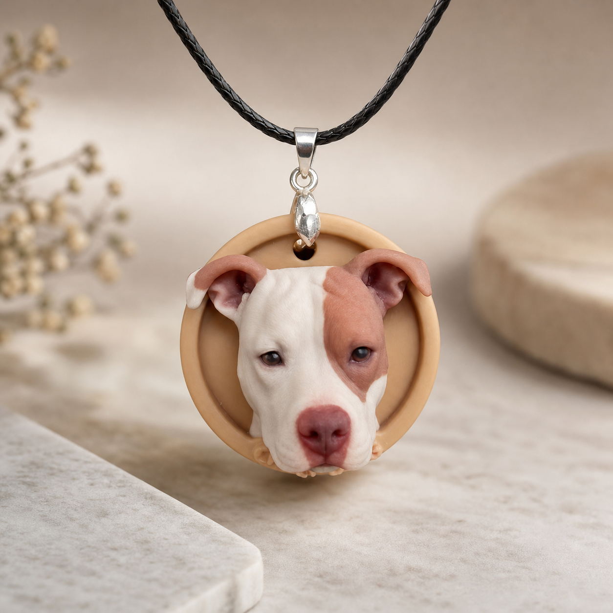 Personalized pet necklaces, customizable pet pendants, dog and cat portrait necklaces, commemorative gifts, and the perfect present for pet lovers.