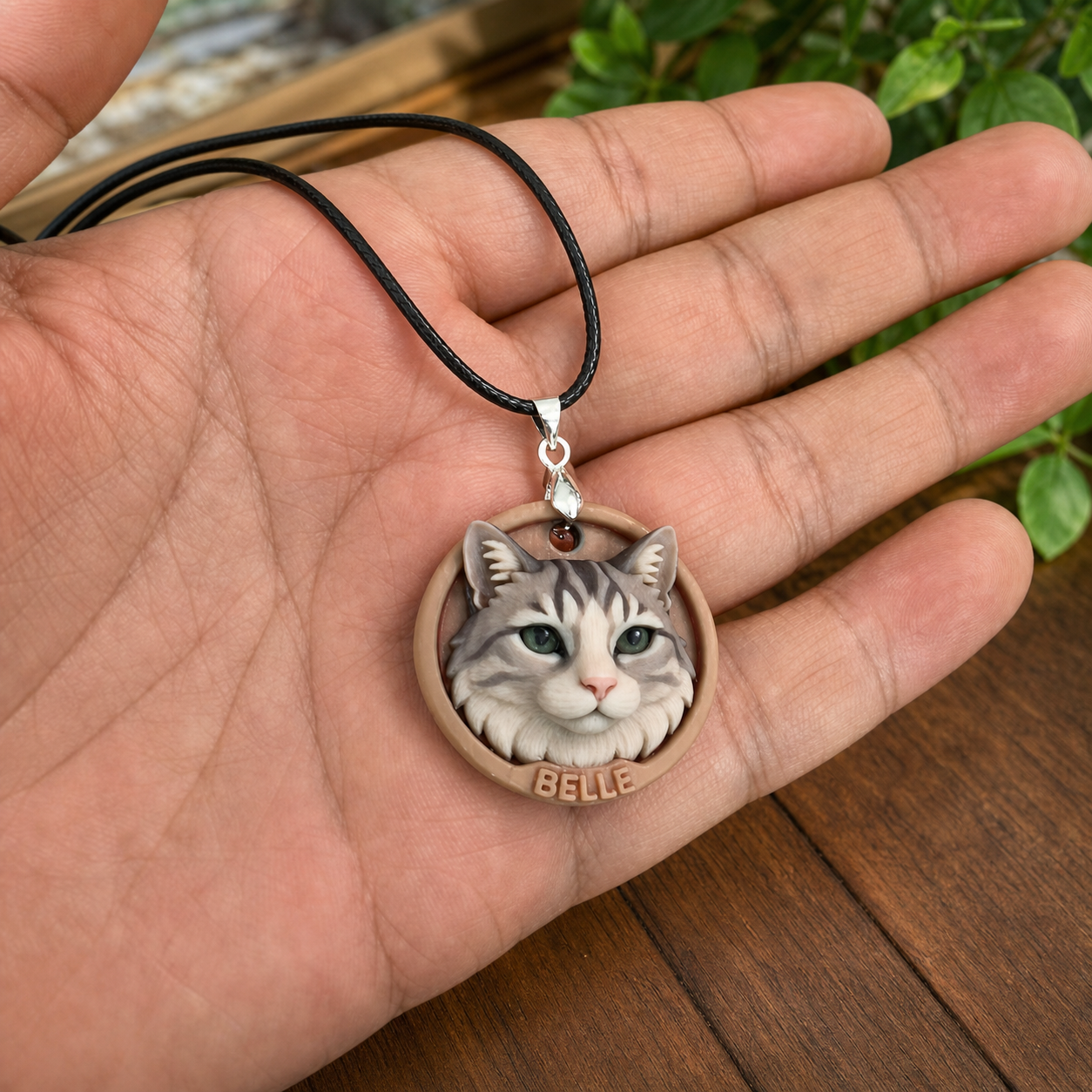 Personalized pet necklaces, customizable pet pendants, dog and cat portrait necklaces, commemorative gifts, and the perfect present for pet lovers.