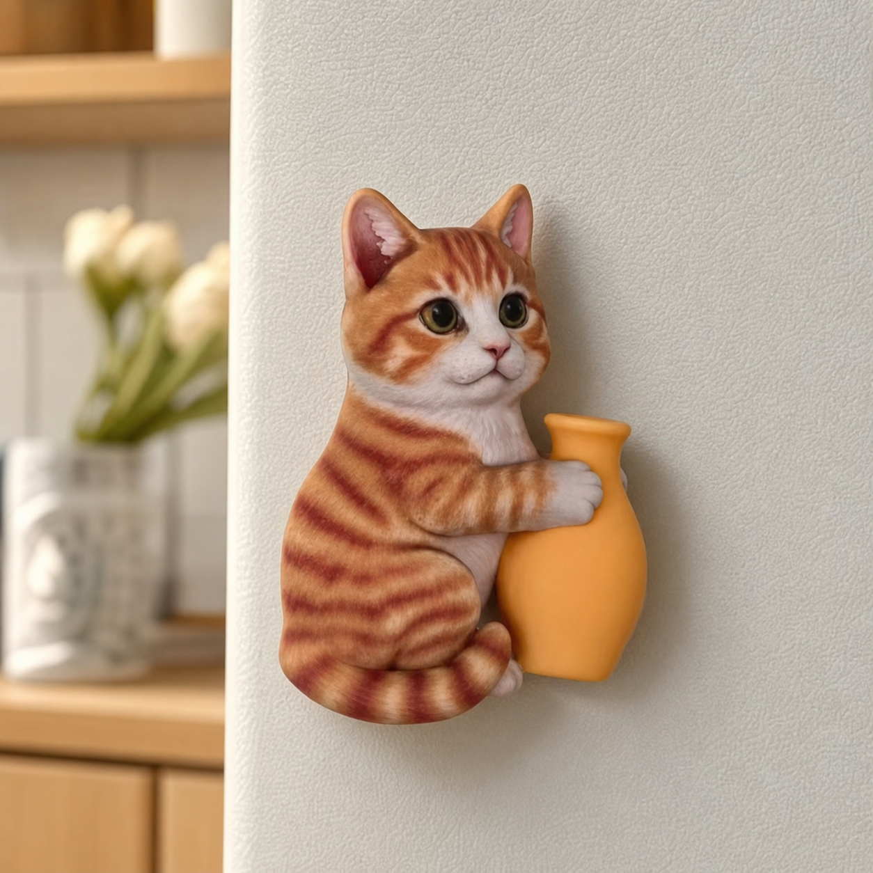 Custom 3D Relief Cartoon Fridge Magnet | Customizable with Pet Photos