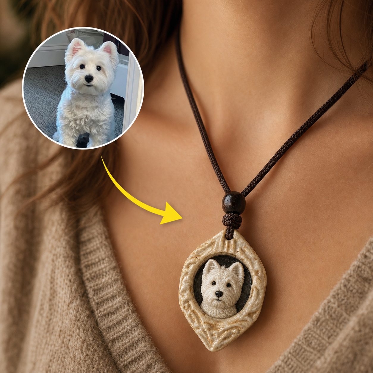 Personalized necklaces, customizable pet pendants, dog and cat portrait necklaces, commemorative gifts, and the perfect present for pet lovers.