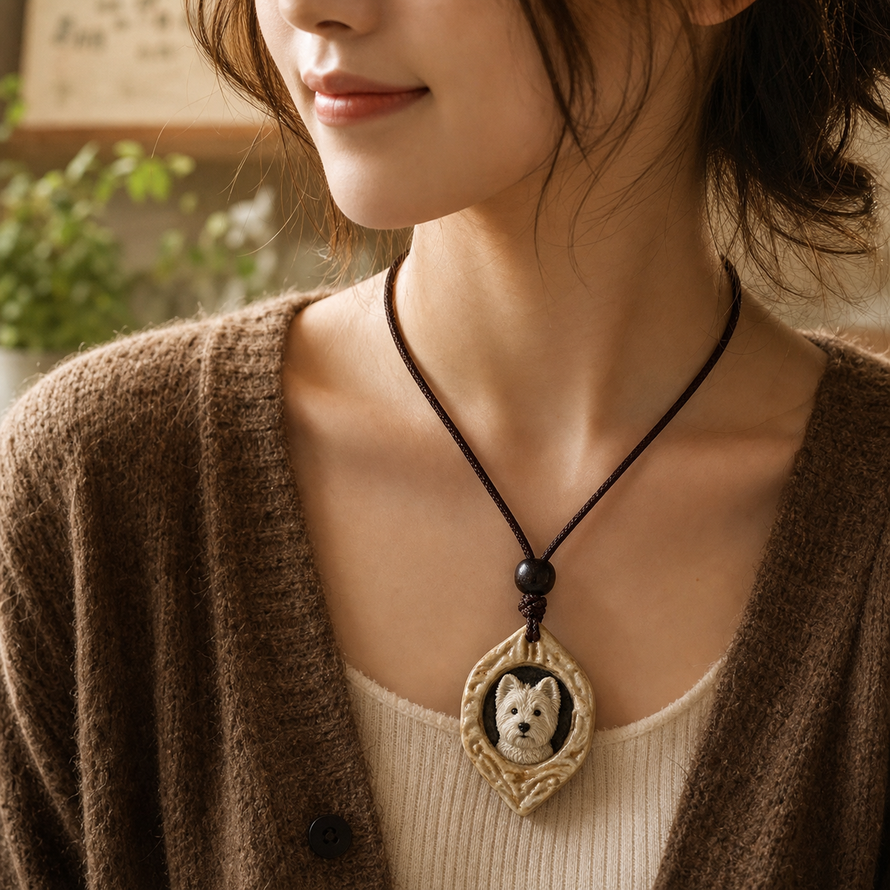 Personalized necklaces, customizable pet pendants, dog and cat portrait necklaces, commemorative gifts, and the perfect present for pet lovers.