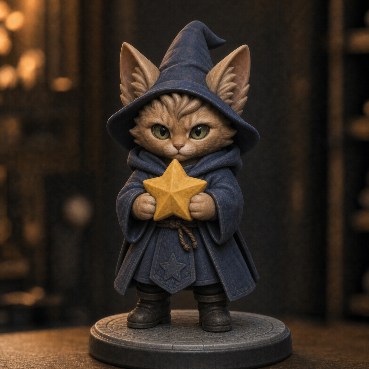 Custom 3D Pet Figurine – Fantasy RPG Style