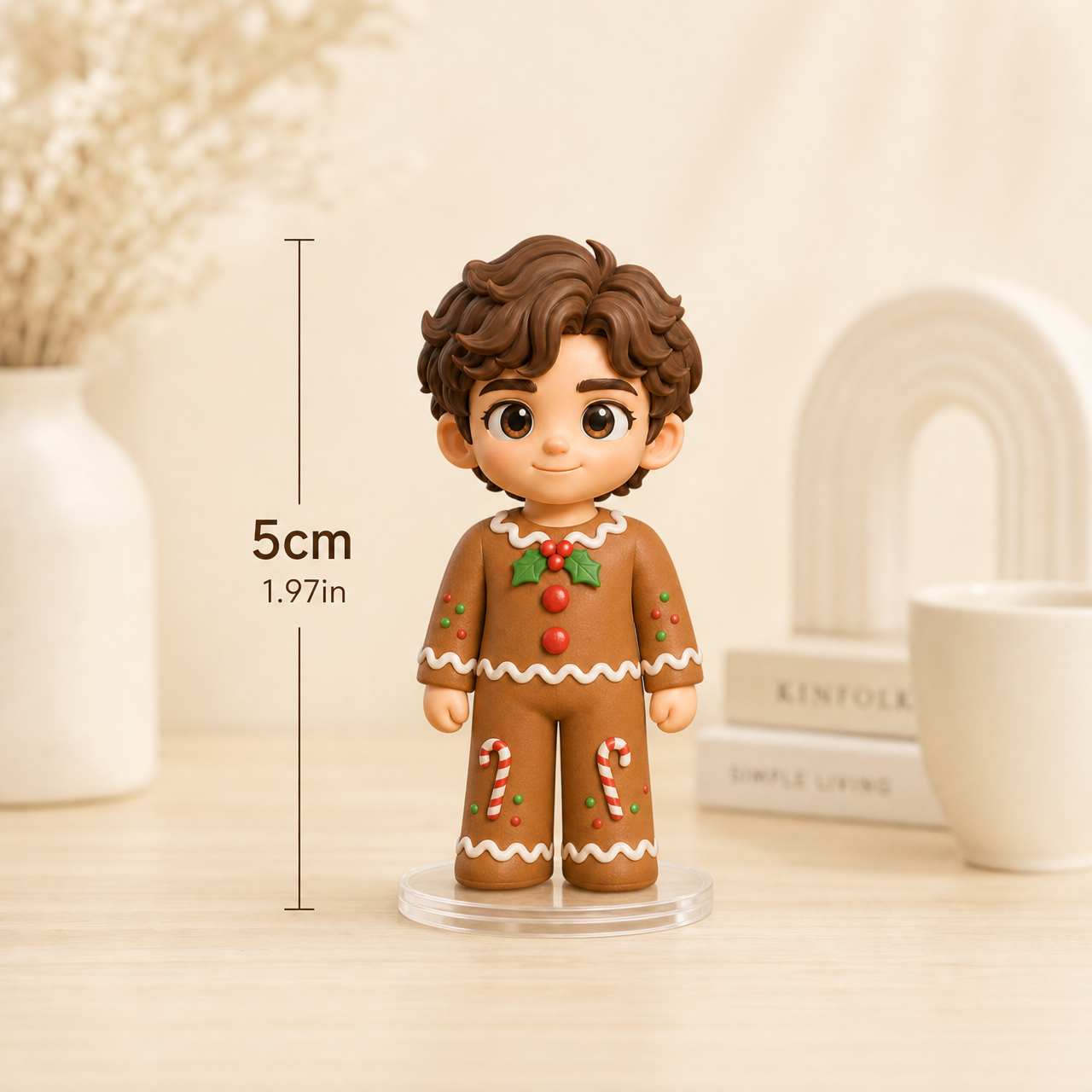 Custom 3D Cartoon Christmas Figurine