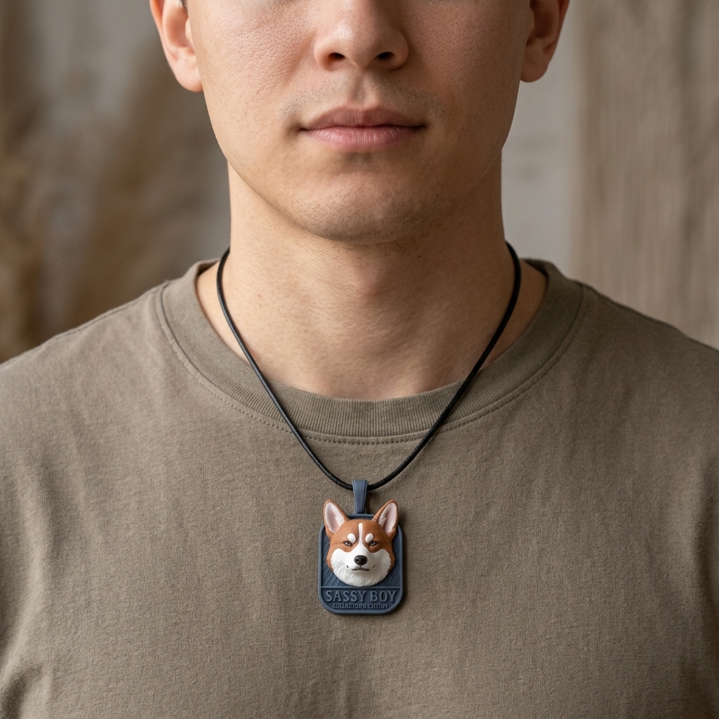 Personalized pet necklaces, customizable pet pendants, dog and cat portrait necklaces, commemorative gifts, and the perfect present for pet lovers.