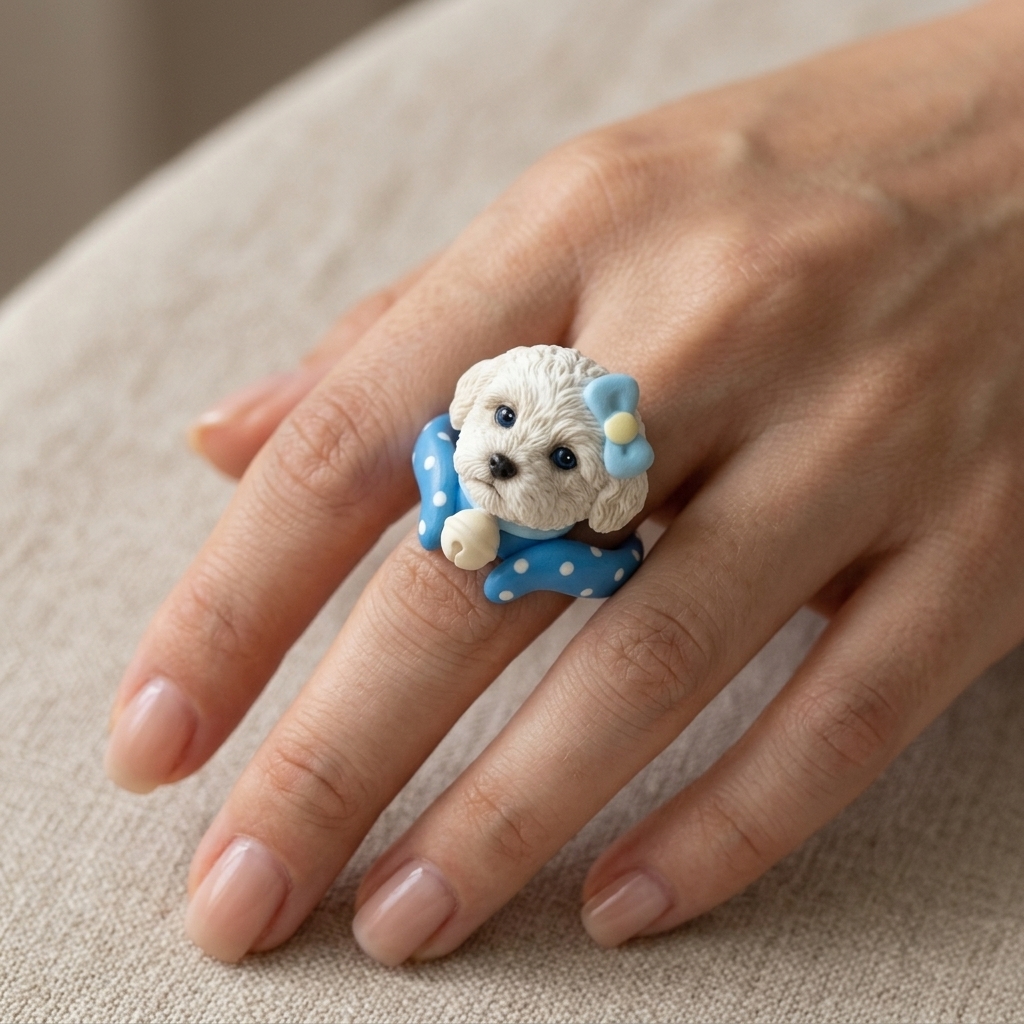 Personalized 3D figurine rings, custom commemorative jewelry, and meaningful gifts for couples.